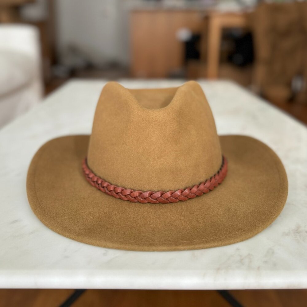 NWT! Stagecoach Cowboy Hat (Brixton Messer Western Fedora)